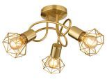 Deckenleuchte Xara I Goldfarben max. 40 Watt Deckenlampe