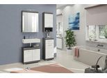 Badezimmer Scout 4-tlg. ca. 97 cm Anthrazit/Weiß
