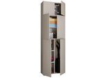 Mehrzweckschrank Lona XXL ca.70x223x39cm Grau