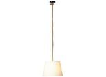 Hängeleuchte Sailor Naturfarben/Weiß max. 40 Watt