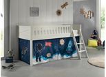 Spielbett Scott ca. 90x200 cm Weiß
