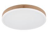LED-Deckenleuchte Doro Dunkelbraun/Weiß max. 24 Watt Deckenlampe