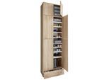 Schuhschrank Lona XXL ca.70x240x39cm Eiche Dekor