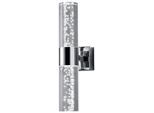 Badezimmer-Wandleuchte Bolsa Chromfarben/Klar 3,2 Watt Wandlampe