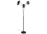 Stehleuchte Lumina Schwarz/Chrom max. 40 Watt