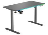 Schreibtisch Jack Schwarz ca. 120x70-115x60cm