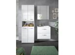 Badezimmer Ice 4-tlg. ca. 120 cm Weiß