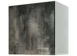 Küchenoberschrank Lucca Weiß/Graubraun