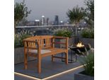 Gartenbank Holz 2-Sitzer Batam