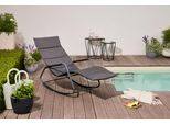 Sienna Garden Relaxliege ca.57x81x143cm Schwarz