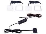 Einlegebodenbeleuchtungs-Set LED Cabinet Anthrazit, 2er Set