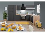 Küchenleerblock LBKBL310ESG Grau/Eiche ca. 310x172 cm