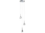 LED-Hängeleuchte Frizzante Chromfarben max. 16 Watt