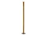 LED-Stehleuchte Gumo in Schwarz/Gold max. 24 Watt