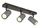 Strahler Robby Grau/Schwarzchrom max. 35 Watt