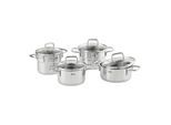 Kochtopfset Silit Extra Cook Mini Edelstahlfarben, 4-teilig
