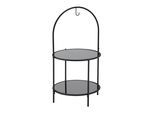 Beistelltisch Nobile Etagere Schwarz