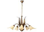 Kronleuchter Alga Bronzefarben max. 22 Watt