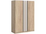 Drehtürenschrank OAKLAND ca.130x183x53cm Sonoma Eiche