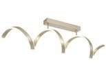 LED-Deckenleuchte Chamo Champagner max. 24 Watt Deckenlampe