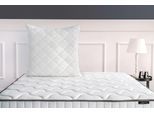 Kopfkissen Superwashed Wolle ca. 80x80x15,5 cm Weiß