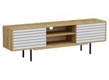 Lowboard Apollo Eichen farben/Weiß B: ca. 160 cm