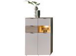 Highboard Memphis Eichefarben/Kaschmir