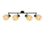 Deckenleuchte Natur Schwarz/Beige max. 5 Watt Deckenlampe