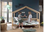 Hausbett Dallas 90x200 cm Kiefer Natur Echtholz