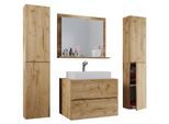 Badezimmer Lendas 5-tlg. ca. 127 cm Honigeiche