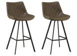 Barhocker-Set Bowie 2er-Set ca. 50x102 cm Grün