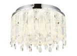 LED-Deckenleuchte Klunka Klar/Chromfarben max. 38 Watt Deckenlampe