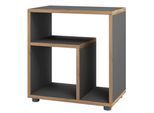 Beistelltisch Zeito ca.50x30x55cm Anthr./Eiche