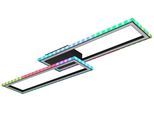 LED-Deckenleuchte Mirella Opal/Schwarz max. 30 Watt Deckenlampe