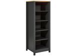 Standregal Venet, Anthrazit/Artisan Eiche