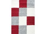 Hochflorteppich Life Rot ca. 80x250cm