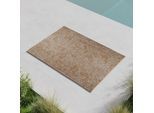 Outdoorteppich Viento Beige/Weiß ca. 120x170 cm