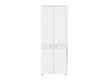 Garderobenschrank Prisma Weiß
