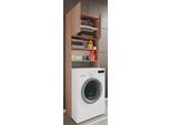 Waschmaschinenschrank JUTAS Sonoma Eiche ca. 64x190x25cm