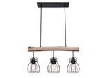Hängeleuchte Mina Schwarz/Natur max. 25 Watt
