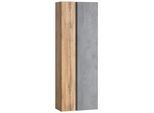 Hochschrank Varese Hellgrau/Eiche