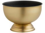 Champagnerkühler Glamour Schwarz/Goldfarben