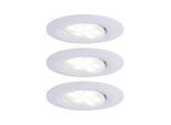LED-Deckenleuchte Calla IP65 max. 3x 6 Watt, 3-teilig Deckenlampe