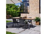 Gartentisch Parc Anthrazit/Teak