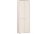 Mehrzweckschrank FORTE "Alice Springs Mehrzweckschrank, verschiedene Ausführungen, Grifflos", kashmir beige, B:74,5cm H:214,3cm T:34,9cm, Holzwerkstoff, Schränke, Mehrzweckschrank, Grifflos, Push to Open