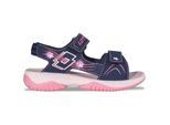 Sandale LOTTO, Mädchen, Gr. 26, navy, pink, Synthetik, mehrfarbig, Schuhe Sandale, - mit blinkenden LEDs im Obermaterial
