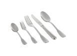 Justinus Besteckset Augburger Faden, Metall, 30-teilig, 25x5x43 cm, Essen & Trinken, Besteck, Besteck-Sets