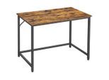 Möbelix , Braun, Schwarz , Metall, Holzwerkstoff , Vintage , rechteckig , 50x75x100 cm , Büromöbel, Schreibtische, Schreibtische
