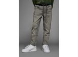 Schlupfjeans ARIZONA "Stretch-Jeans für Jungen", Jungen, Gr. 158, N-Gr, grau (grau, denim), Denim/Jeans, Obermaterial: 75% Baumwolle, 24% Polyester, 1% Elasthan, slim fit, Jeans Schlupfjeans, bequeme O-Shape-Passform, Used-Look-Waschung