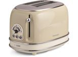ARIETE Toaster "Vintage", beige (natur), B:30cm H:20cm T:18cm, Toaster, creme, Toaster